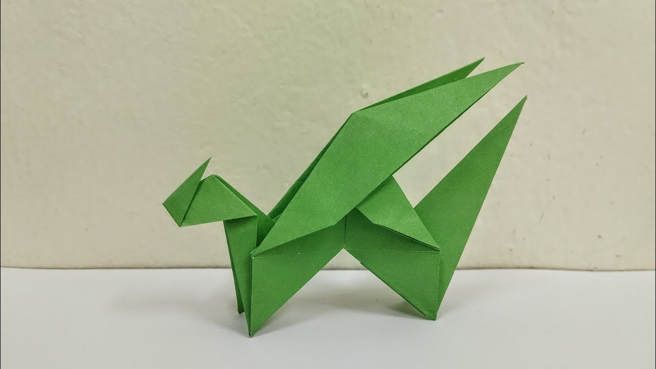 Origami Faerie Dragon Easy | How To Make Origami Faerie Dragon | Origami Tutorial