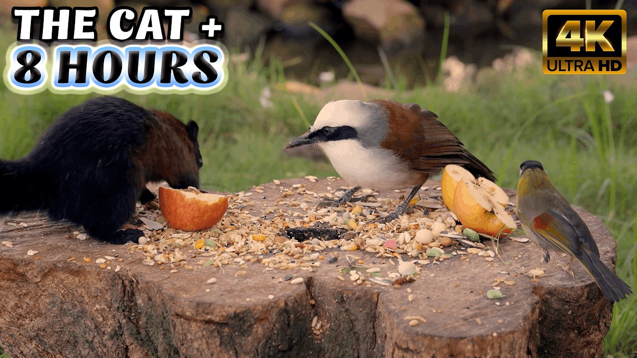 TV FOR CATS - Cat Sensory TV: 8 Hours of Triggering Sights & Sounds for Cats (4K) @Nature 4K TV 105