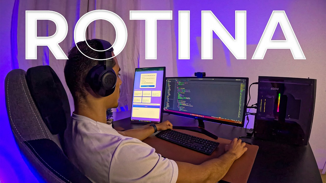 Um dia na vida de um programador REMOTO para o Exterior (Rotina Real)