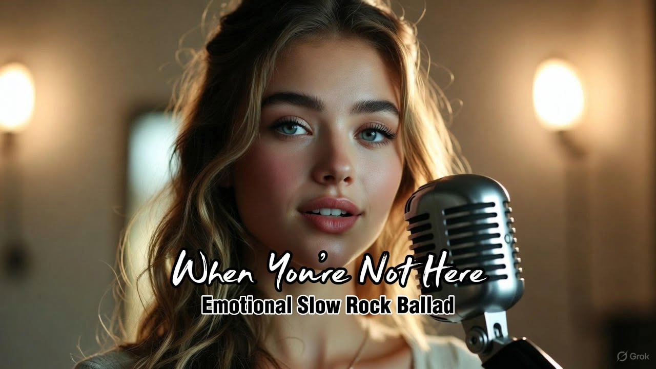 When You’re Not Here – Emotional Slow Rock Ballad | Female Vocals
