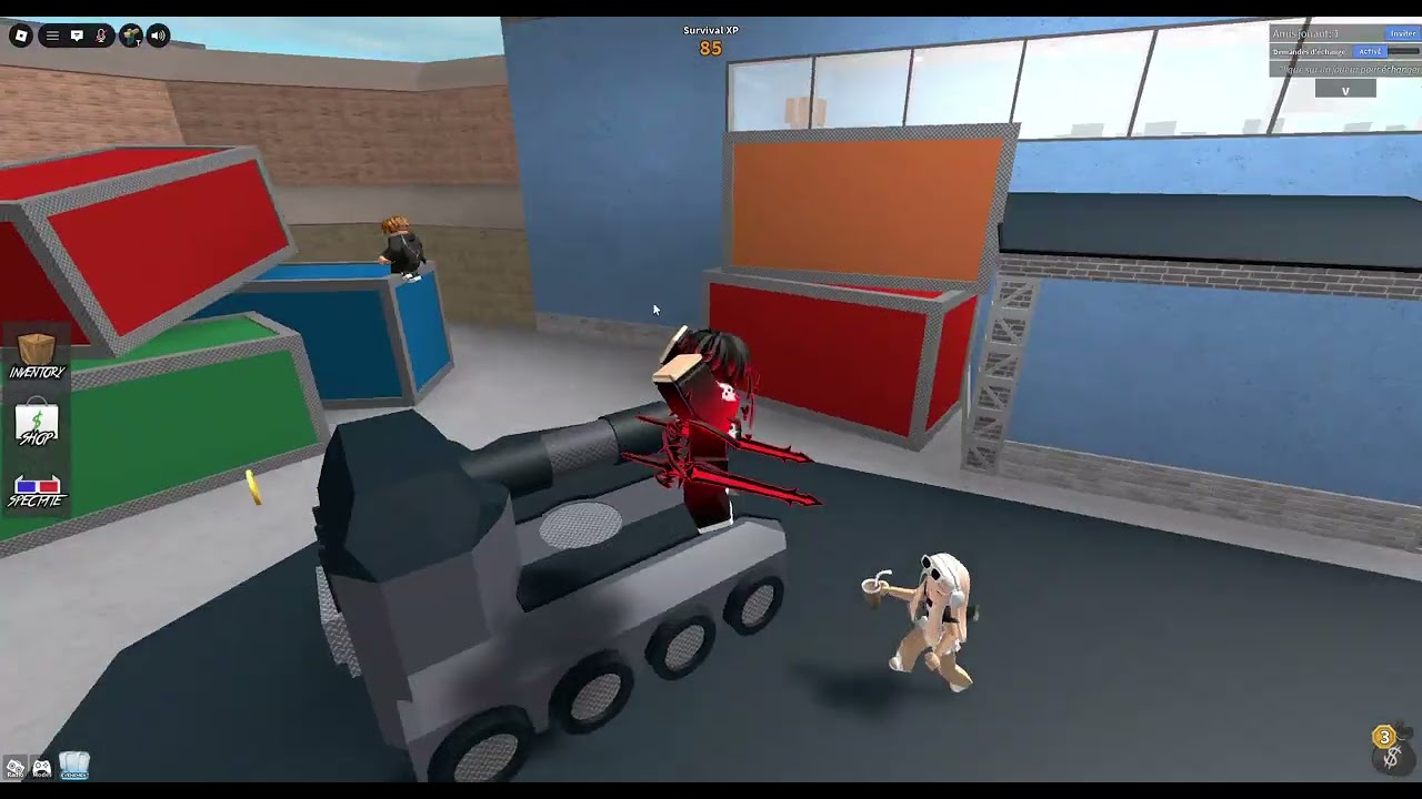 Petite partie de MM2 avec des Abonner