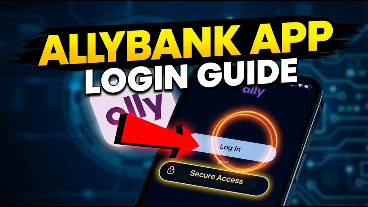 How to login to Ally bank mobile app - Secure Access