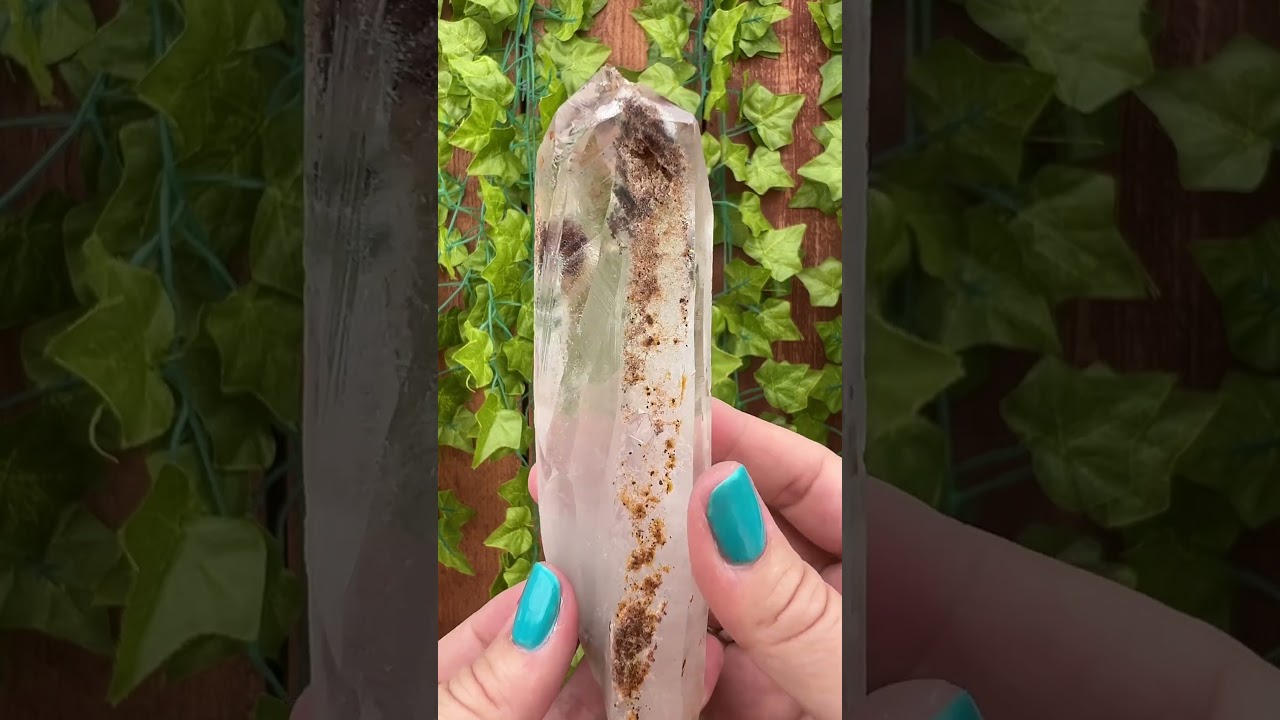 Love the clarity and inclusions in this Crystal.  