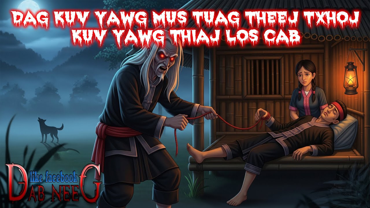 dab neeg 2090 dag kuv yawg mus tuag theej txhoj kuv yawg thiaj los cab หลอกปู่ไปรับกรรมแทนปู่มาเอา
