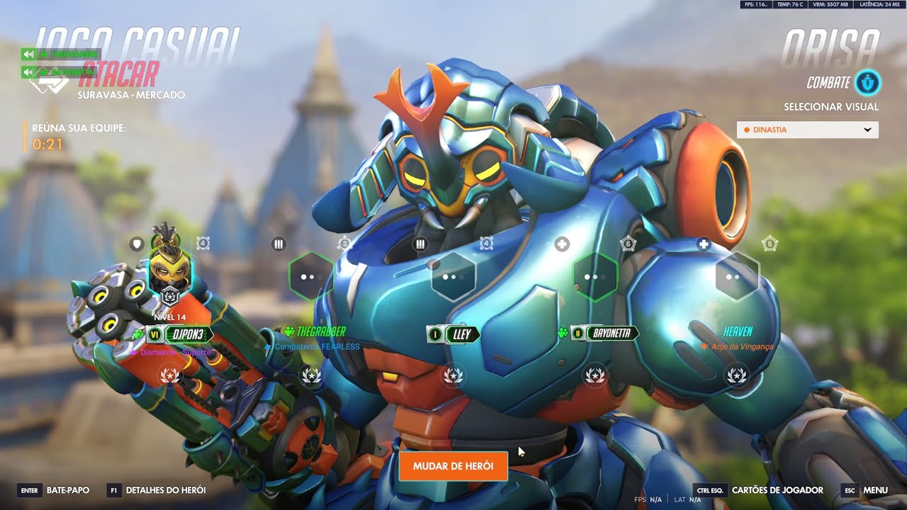 ORISA QP 971 ESTOU MELHORANDO….