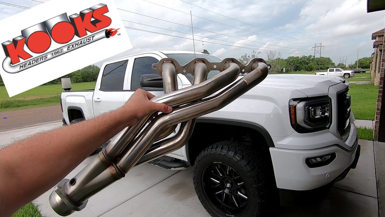 KOOKS Header Install - 2018 GMC Sierra 6.2l