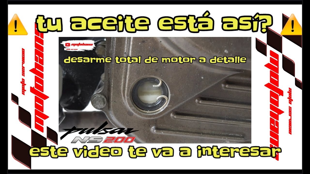 Pulsar Ns200// el aceite se mezcla con el anticongelante