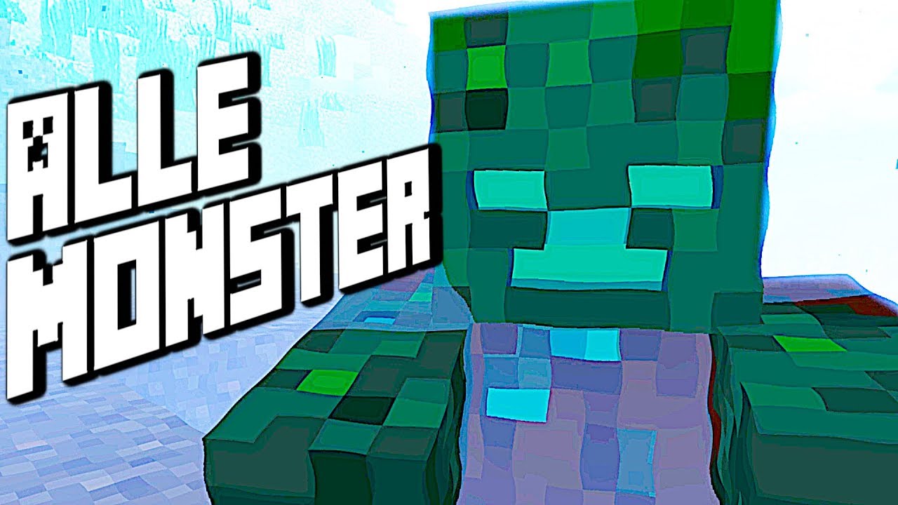 Alle Monster in Minecraft 1.14 | Minecraft für Anfänger Tag 75