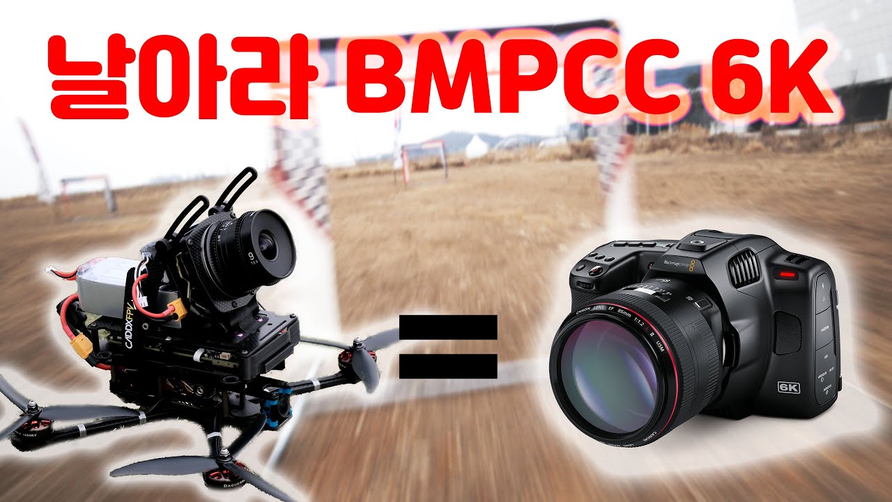 Racing with CINE FPV / Bmpcc 6K Naked / Laowa 9mm