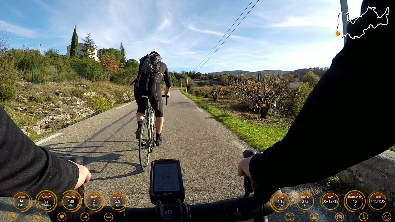 vidéo oublier 2018.12.05 Gorges de la Nesque avec Vinvin (1080p SuperView 60 fps)́