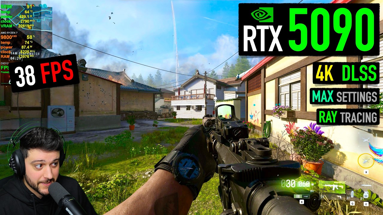 RTX 5090 &mdash; Call of Duty: Modern Warfare 4 &mdash; Трассировка лучей всё портит!