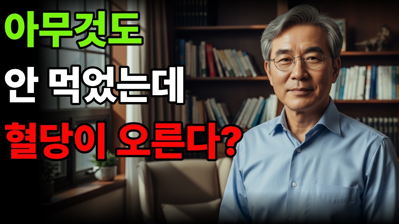 “공복혈당이 계속 높다면, 저녁에 이것부터 바꾸세요”
