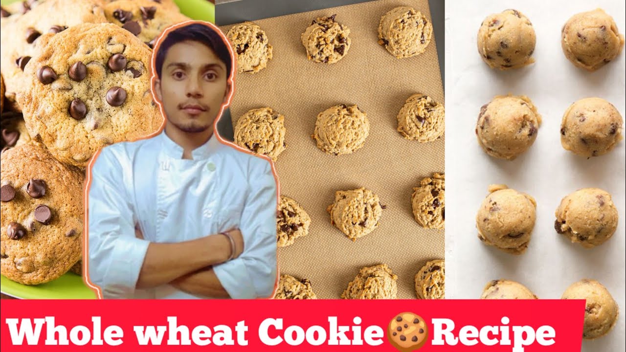 whole wheat Cookie🍪Recipe, Aata Cookies Recipe, Aata Choco chip Cookie @ChefDSMehraHomemade Cookie