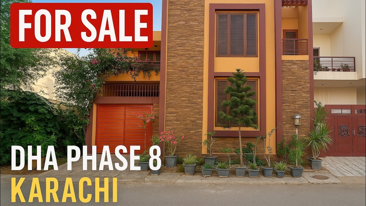 120 Yards Bungalow for Sale in DHA Phase 8 Karachi | Prime Location | Luxury Living
