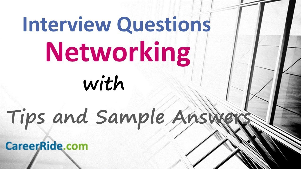 Network Engineer Interview Questions and Answers - For Freshers and Experienced Candidates