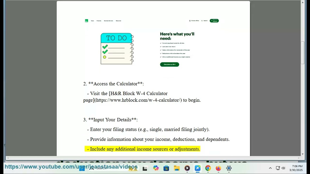 w4: How to use H&R Block W-4 Refund Calculator?