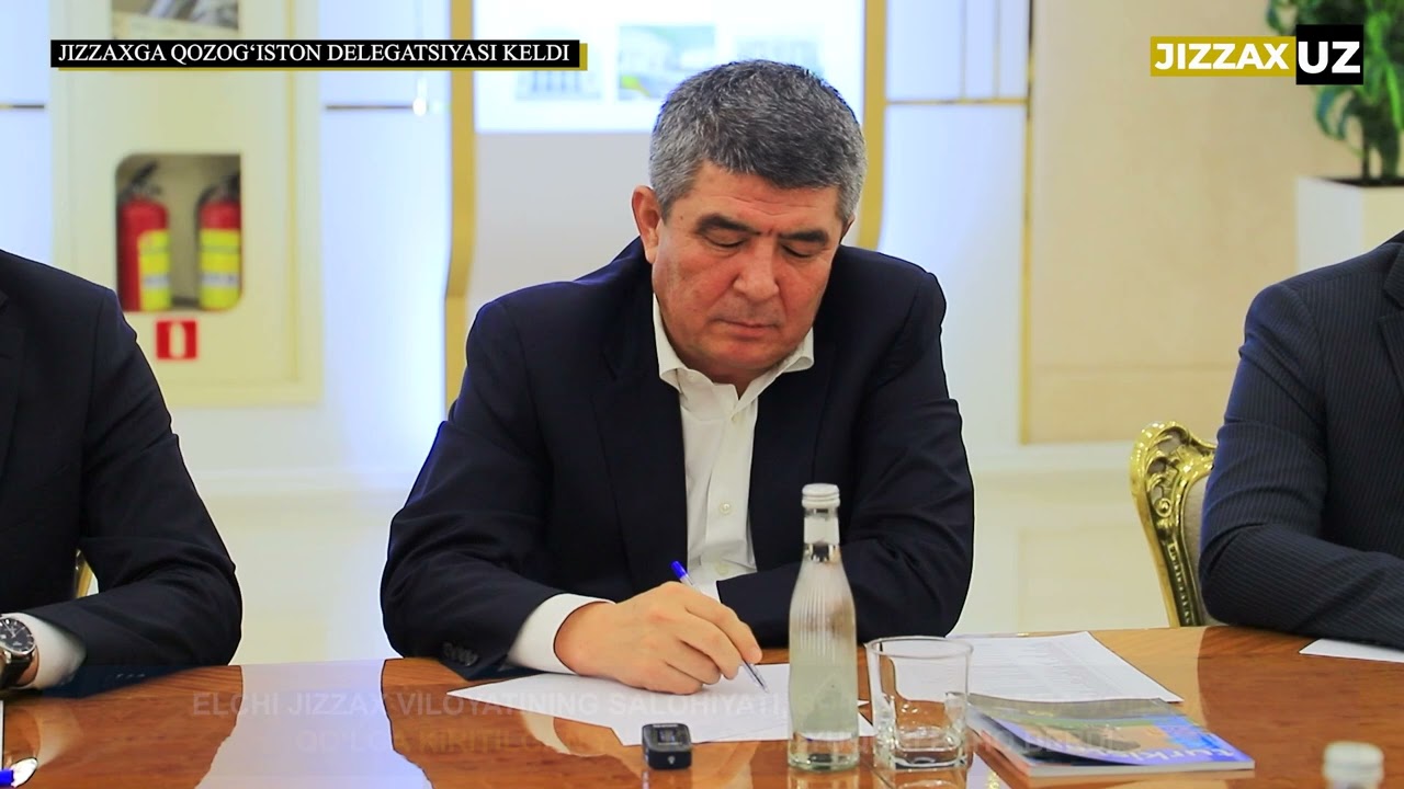 Jizzax viloyatiga yangi tayinlangan rahbar Qozogʻiston delegatsiyasini qabul qildi