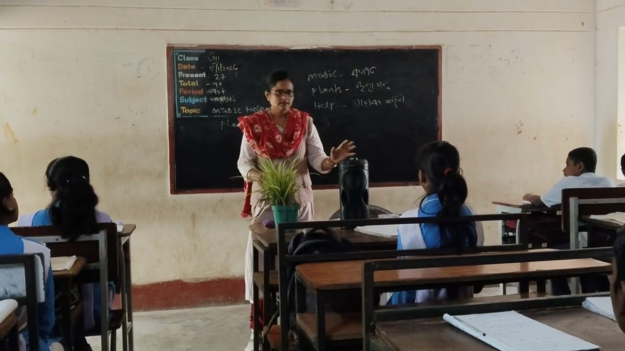 Class 8 English class. Sabalakana govt High school. RUNALATA TRIPATHY.