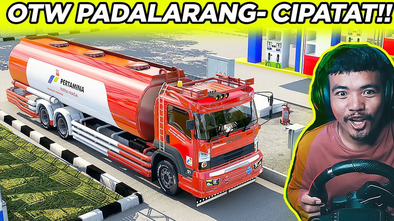 Truk Tangki Pertamina HANTAM MACET di Pasar Tagog! Rute Padalarang - Cipatat | ETS2