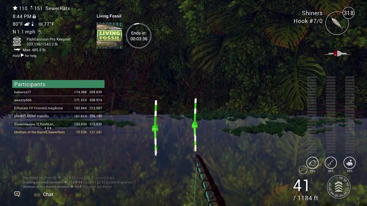 Fishing Planet Maku Maku Living Fossil ratboy Bottom of the barrel fp clubs attempt