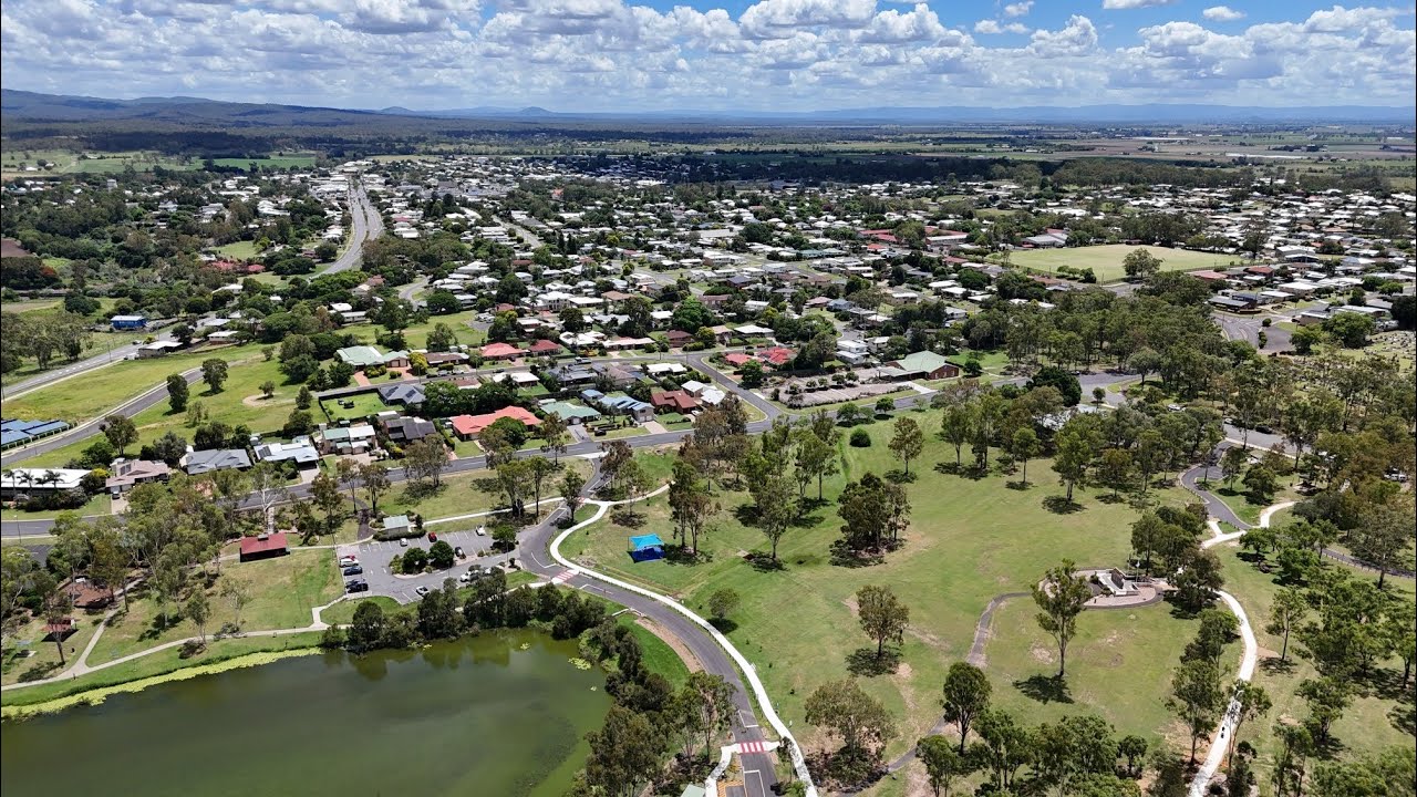 Lake Apex Gatton QLD Ariel Drone View 