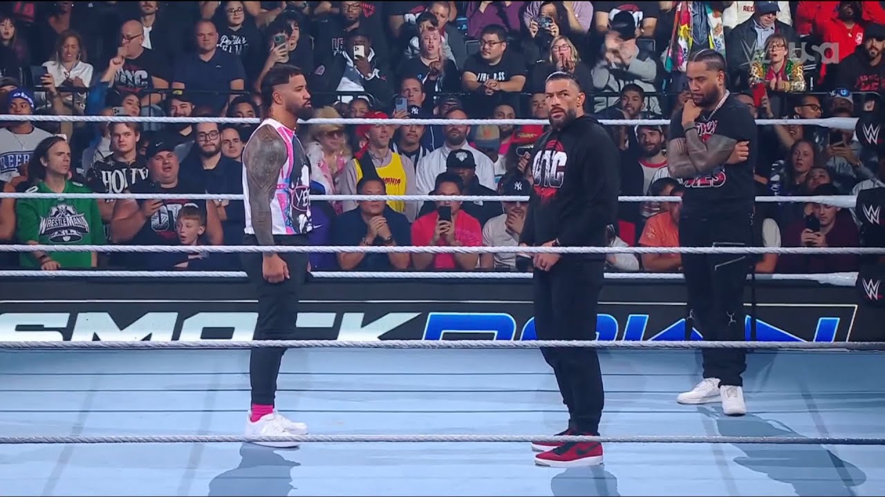Jey Uso confronts Roman Reigns - WWE SmackDown 11/01/2024