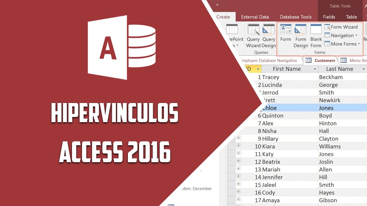 Access 2016 – Hipervinculos - Video 19