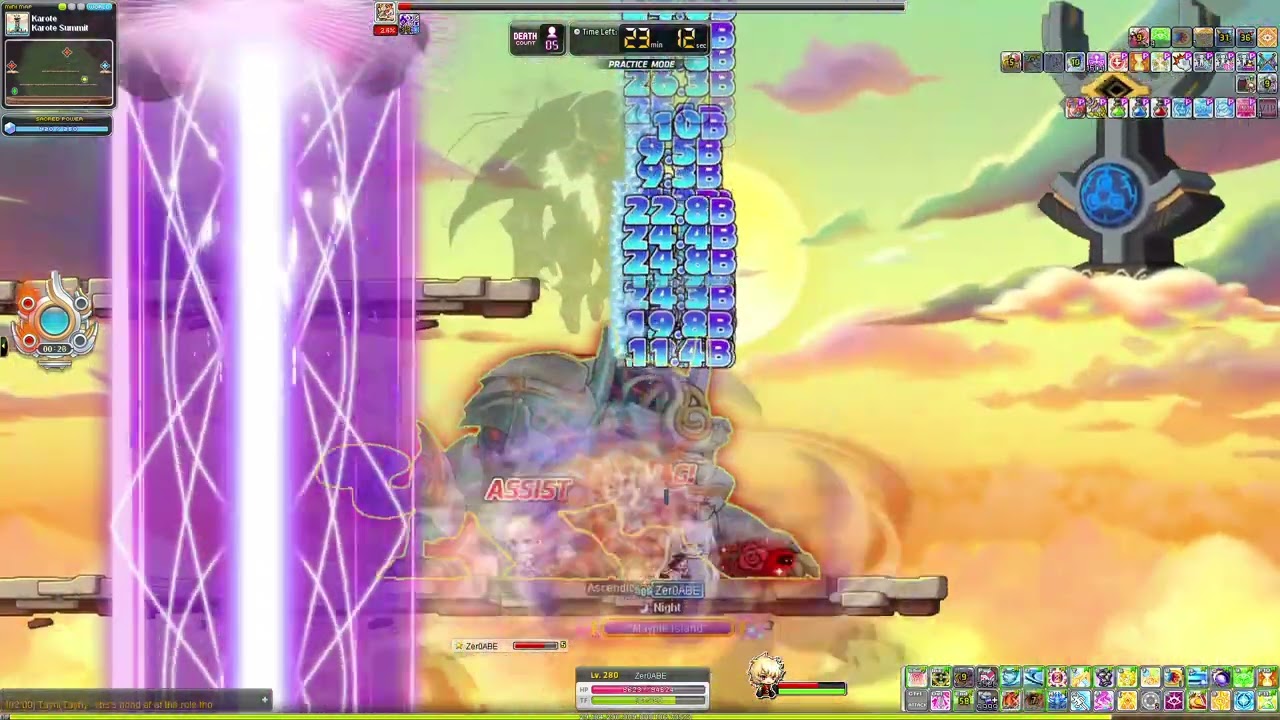 MapleStory Zero 72k Str N Kalos solo