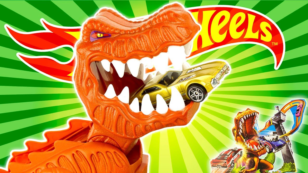 HOT WHEELS Piste T-REX ATTAQUE Partie 2 Review T-REX Takedown Trackset