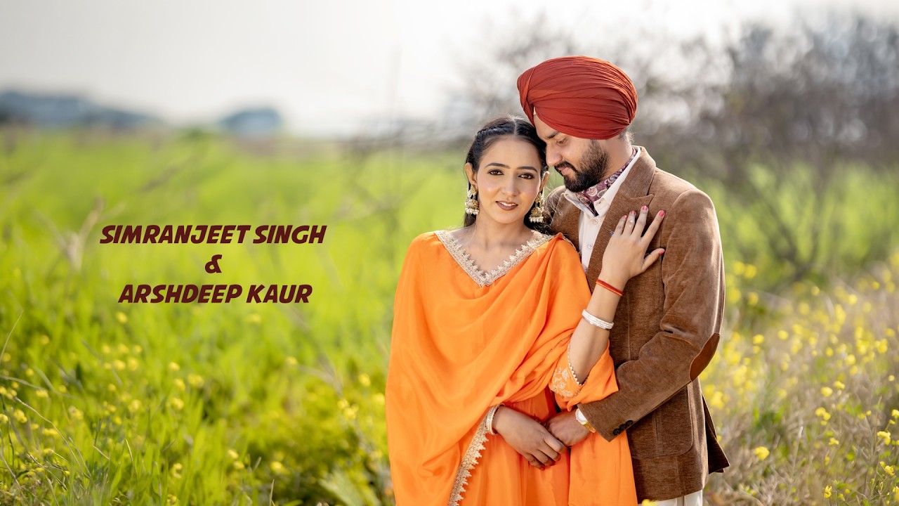Simranjeet Singh & Arshdeep Kaur || Best Pre Wedding || Fulkari photography Badal