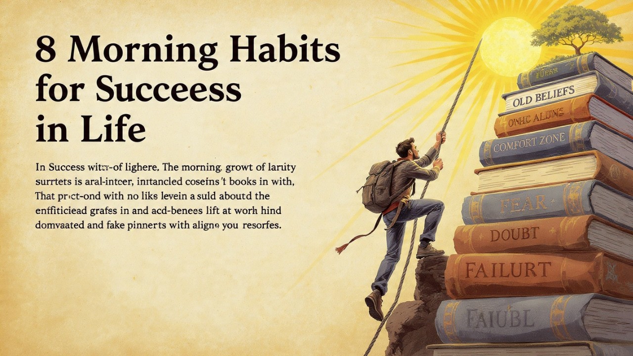 8 Miracle Morning Habits for Success in Life || Graded Reader || Improve Your English Fluency