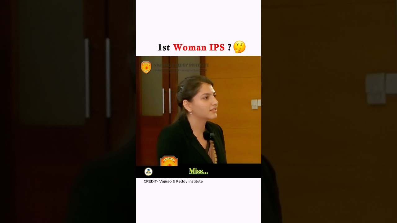 IAS Pari Bishnoi Interview🔥🤩 First Woman IPS of India | UPSC Interview by Vajirao & Reddy Institute