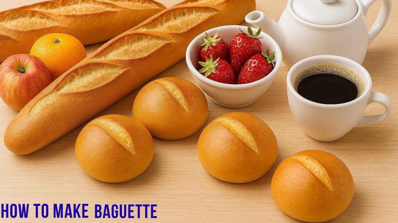 Идеальные багеты из 4 ингредиентов