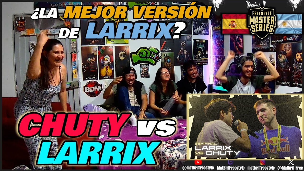 🔴COLOMBIANOS REACCIONAN a LARRIX vs CHUTY - ¿LA MEJOR VERSIÓN DE LARRIX? [FMS INTERNACIONAL 2024]