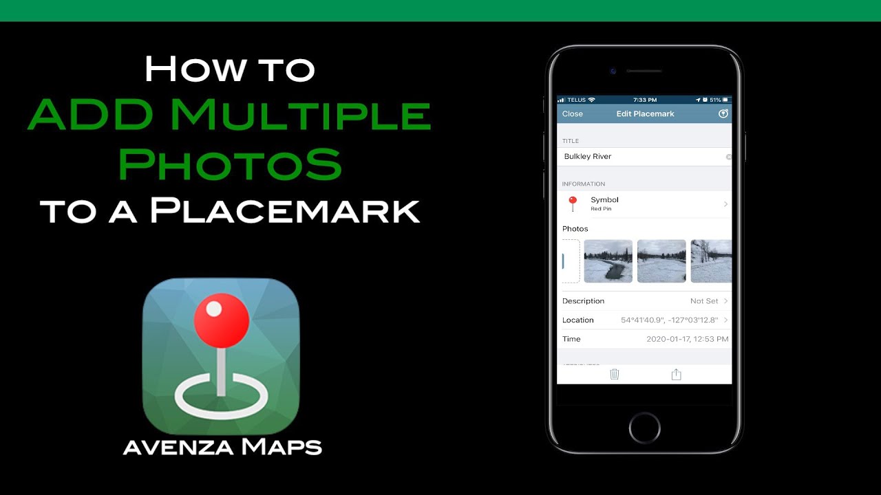 AVENZA MAPS How to Add Multiple Photos to a Placemark in Avenza Maps 3.8