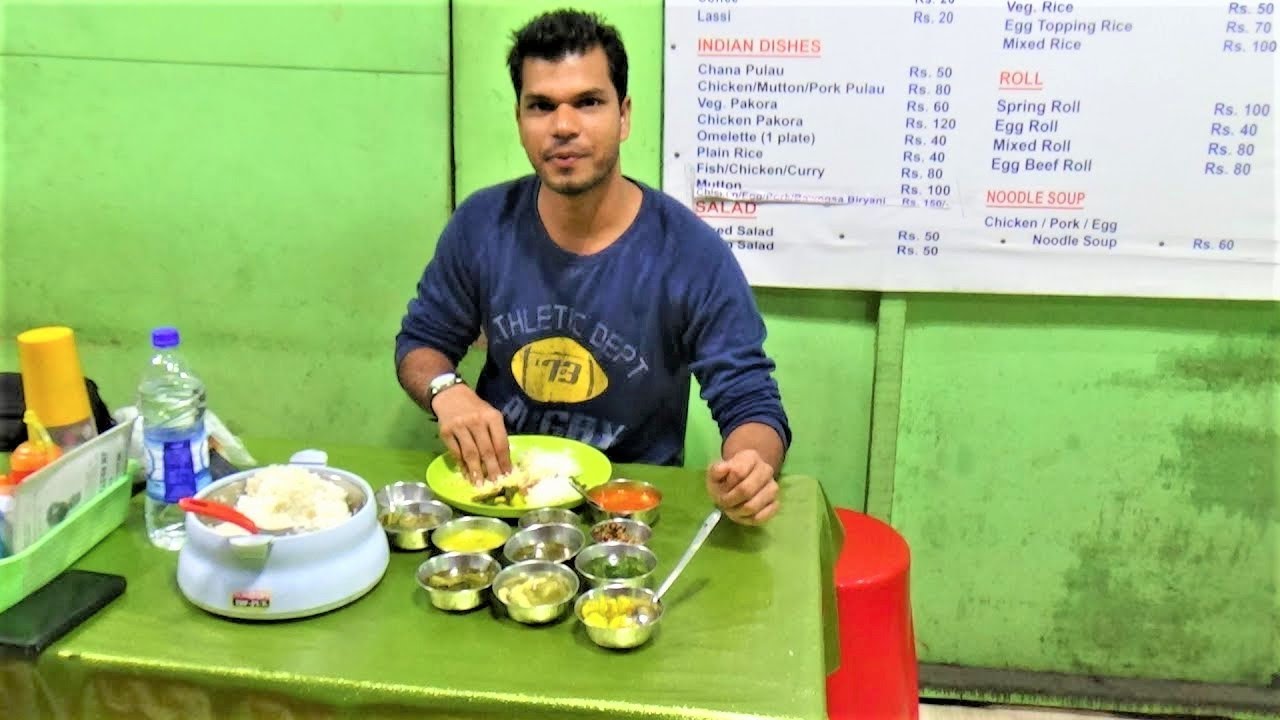 Amazing Mizoram Food at Aizawl City, India. (Uncut Video).