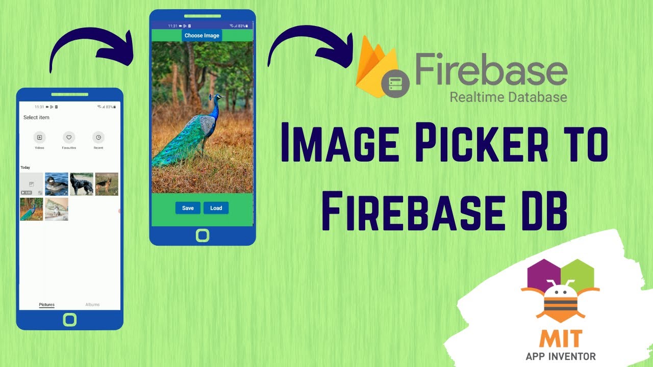 Сохранение изображений в базе данных Firebase | MIT App Inventor | Выбор изображений | Firebase D...
