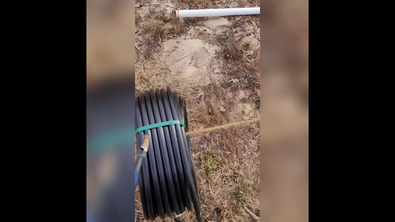 How to Unroll Poly Pipe/ Irrigation Pipe easily