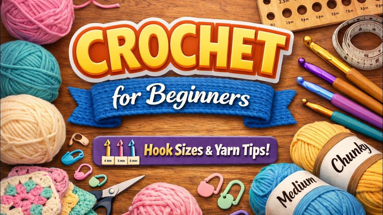 Everything you need to know before starting crochet 