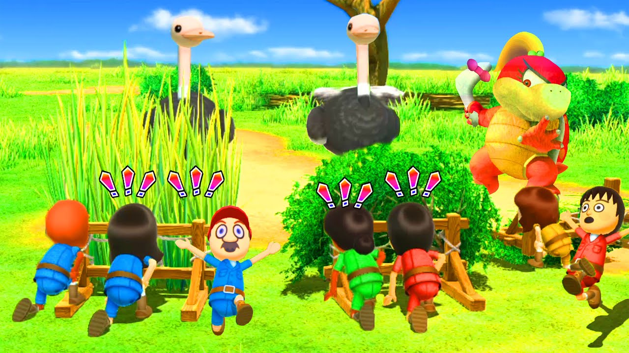 Wii Party U Battle Of The Minigames - Red Skull vs Eduuardo vs Marit vs Paula(Master Cpu)#minhpartyu