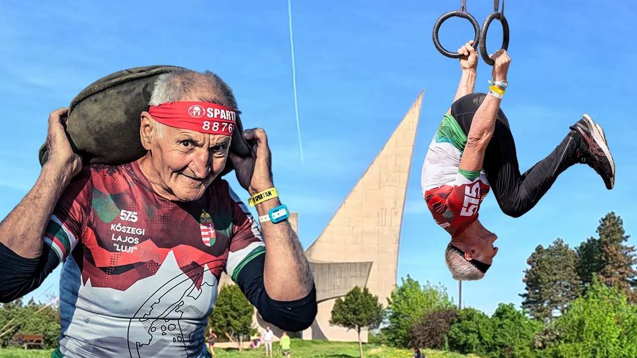 Spartan Race at age 75 - with Lajos Kőszegi
