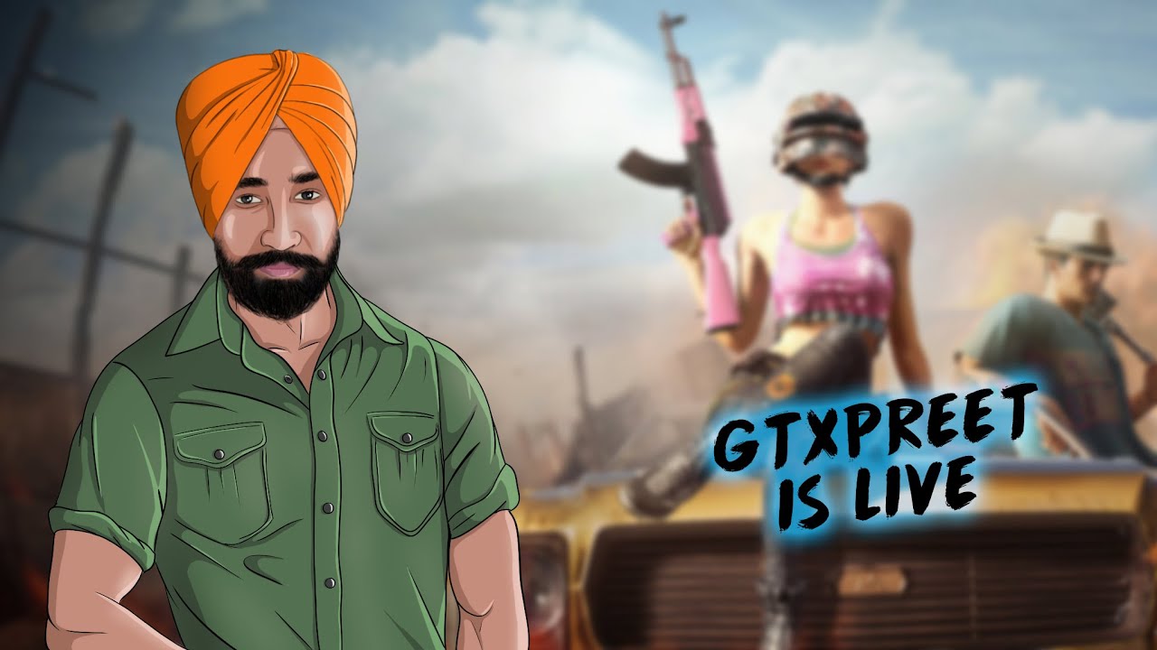 PUBG MOBILE LIVE - GTXPREET