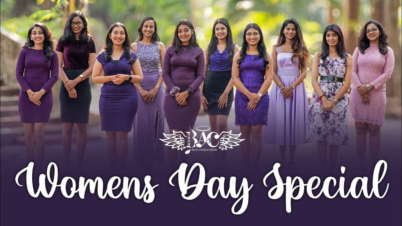 Women's Day Special - Mashup ♀️ Blue Angels Choir 💙🎵