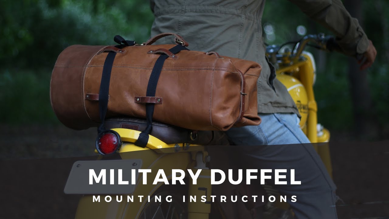 Military Duffel Mounting Tutorial