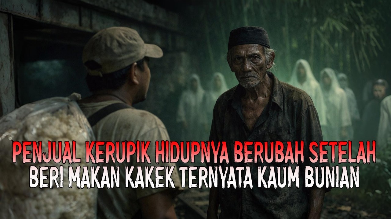 kisah nyata !! PENJUAL KERUPUK HIDUPNYA BERUBAH SETELAH BERI MAKAN KAKEK TERNYATA KAUM BUNIAN