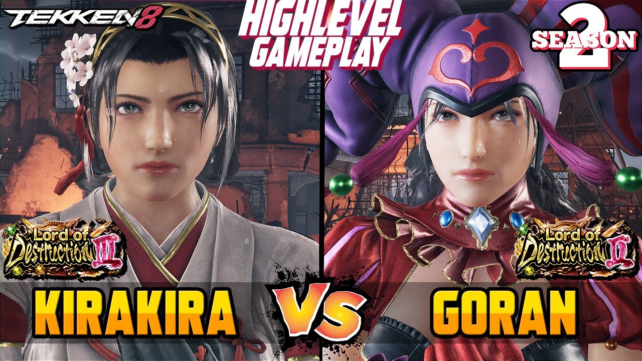 Tekken 8 &ndash; KIRAKIRA (Jun Kazama) vs GORAN (Jun Kazama) &ndash; T8 High Level Gameplay