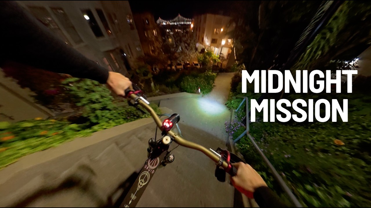 San Francisco urban ride while everyone sleeps