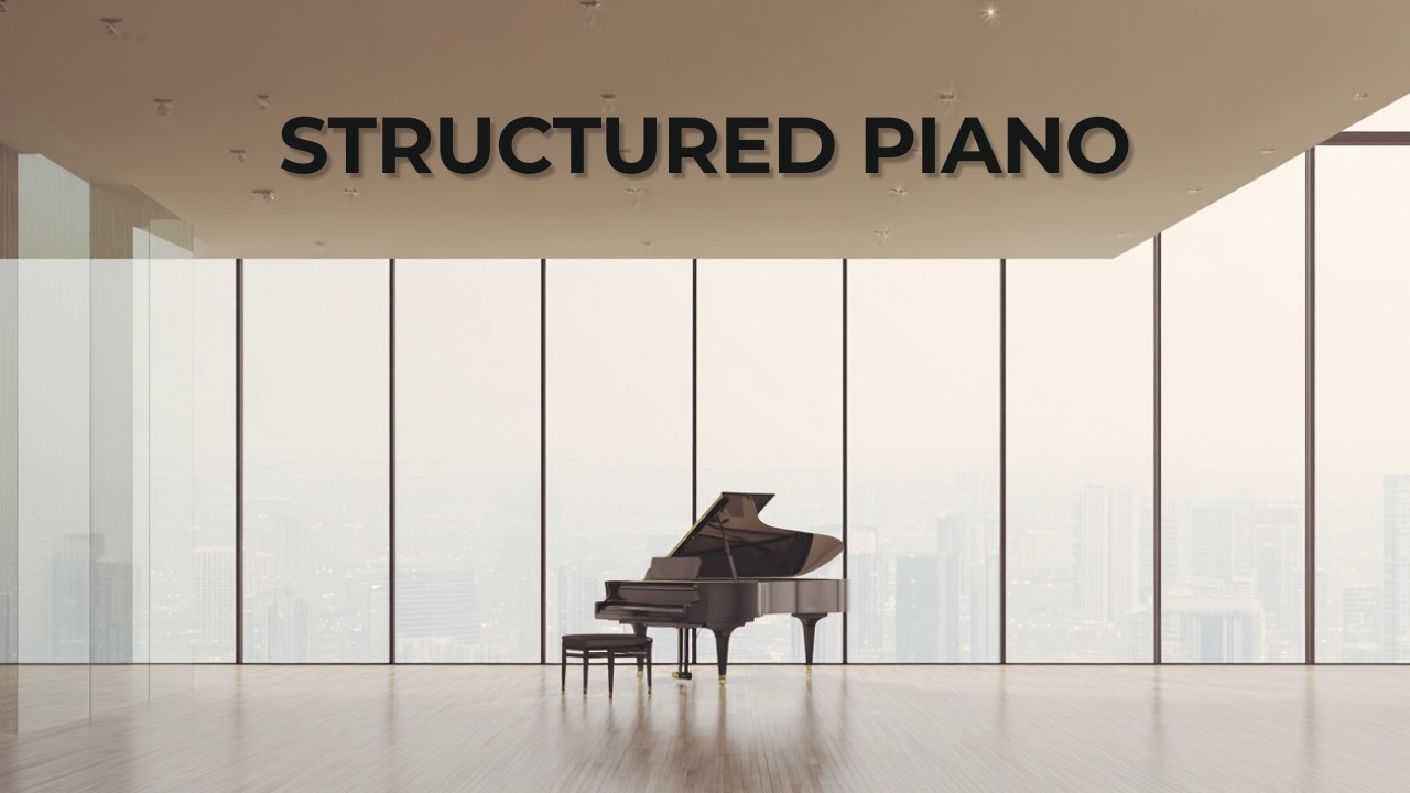 Structured Work Piano | 1 Hour Deep Productivity Instrumental