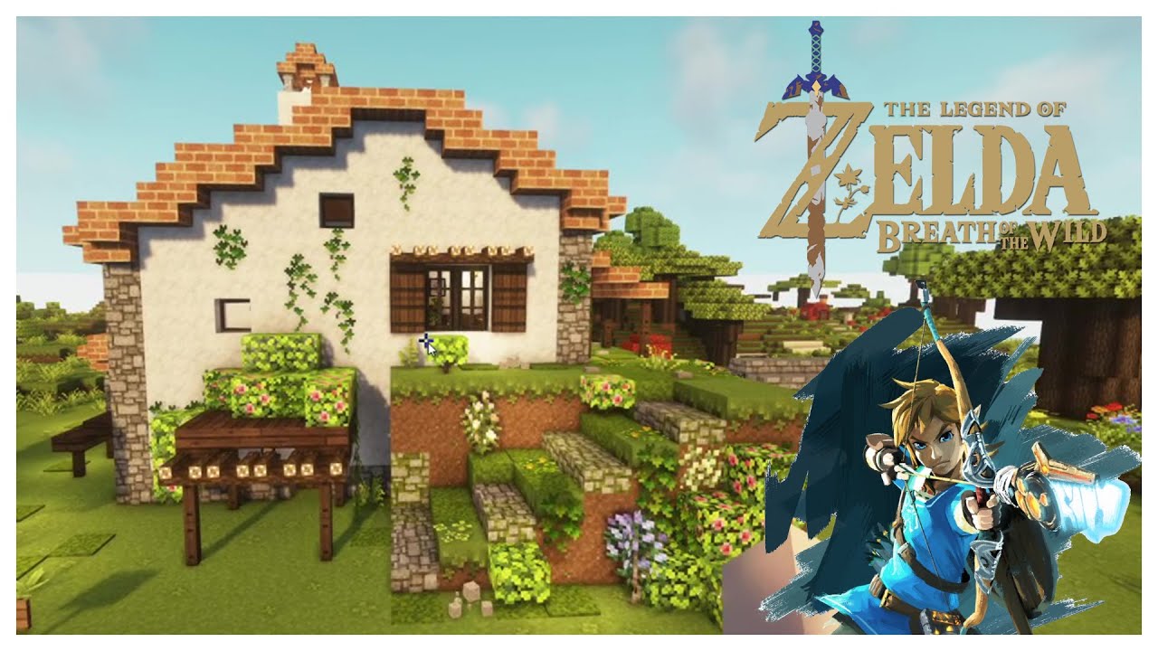 I built Link's House from Breath of the Wild in Minecraft