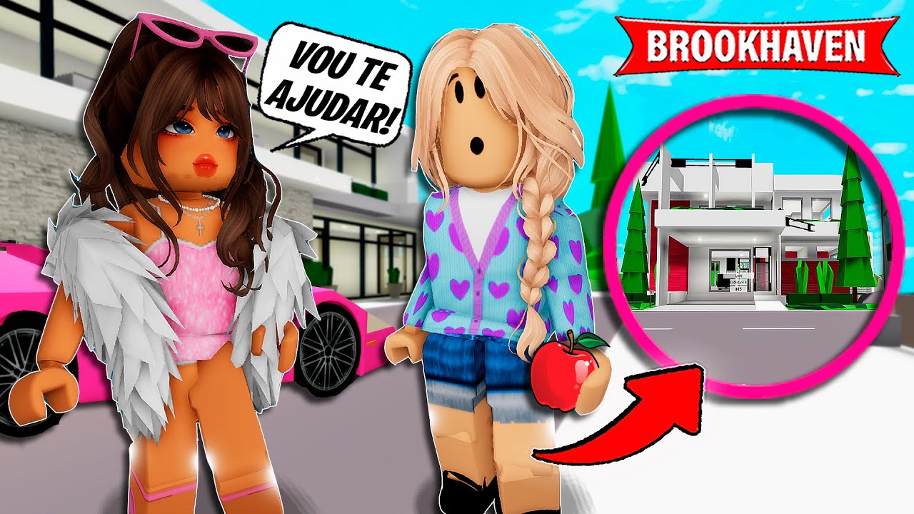 A MENINA RICA comprou UMA MANSÃO para A AMIGA POBRE | Historinhas Brookhaven Roblox Bibi e Lud